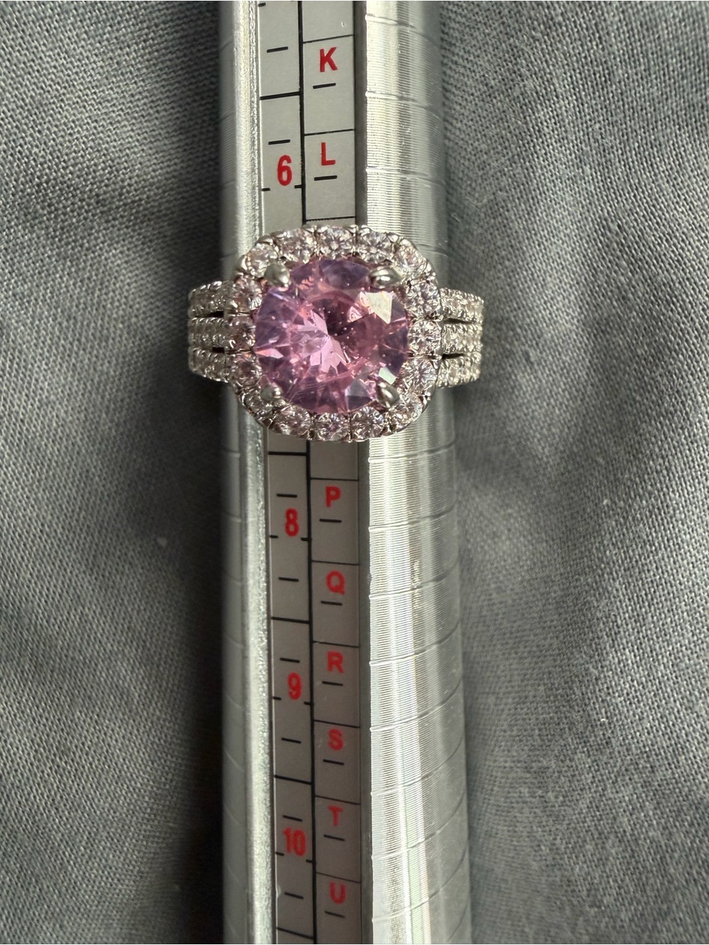 Pink Halo Cocktail Ring - Women's Fashion Jewelry